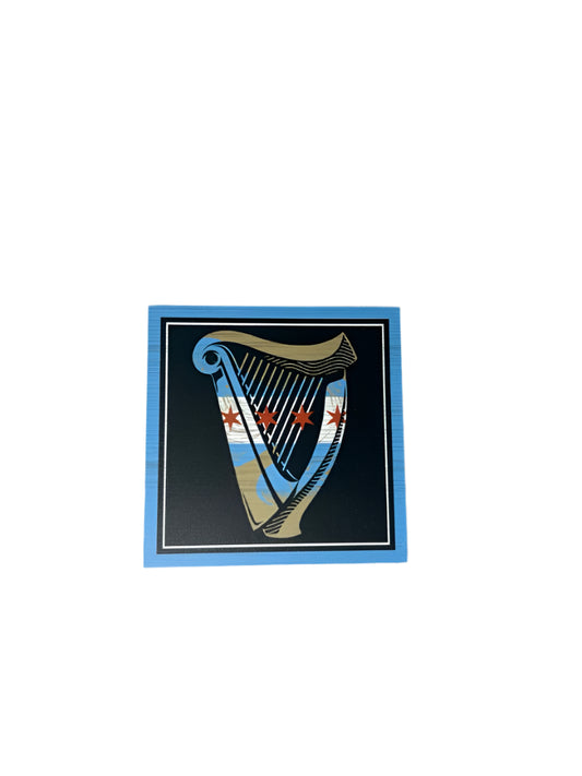 Chicago Harp Magnet