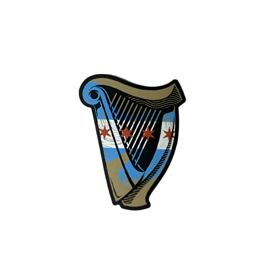 Chicago Harp Sticker