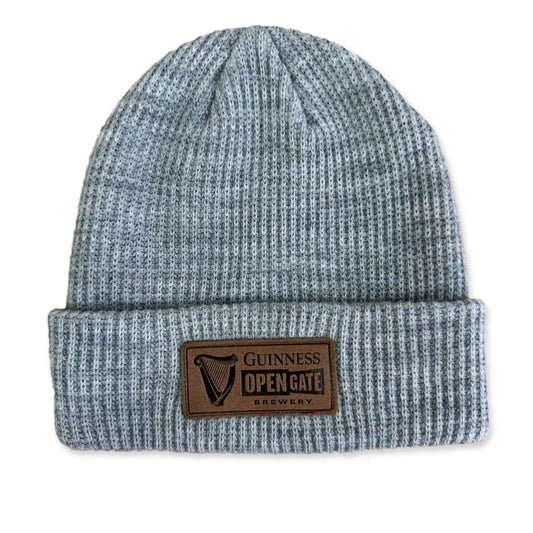OGB Leather Patch Beanie