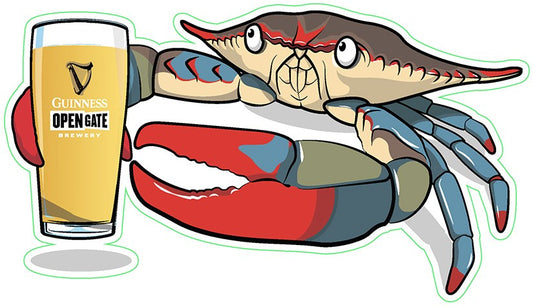 Crab & Baltimore Blonde Sticker